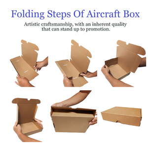 Sinh thái thân thiện có thể tái chế UV lợi thế Kraft Hộp giấy cho kinh doanh nhỏ nến và vớ vận chuyển hoàn hảo lưu trữ bao bì - Product Image 6