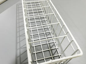 Paniers de rangement en fil métallique pour congélateur, style ferme, grands paniers organisateurs avec poignées pour le rangement et le bureau - Product Image 5