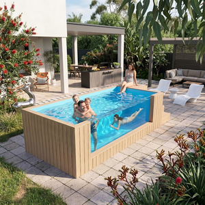 Fiberglass Above Ground <b>Pool</b> Leak proof Prefabricated Design Full Set Equipment Family Coastal Resort <b>Pool</b> Wholesale <b>pool</b> - Product Image 2