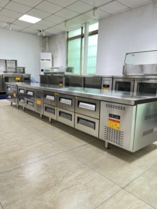 Vente directe d'usine, réfrigérateur de comptoir à six tiroirs, <span class=keywords><strong>congélateur</strong></span> à refroidissement par air, réfrigération sous le comptoir, réfrigérateur pour hôtel et restaurant - Product Image 4