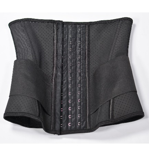 Ceinture de modelage Curve Ready 28cm noire avec 11 baleines, bande élastique pour le remodelage corporel 911-28cm-52 14 crochets - Product Image 4