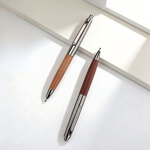 Rosewood Premium Press-Type Metal <b>Ballpoint</b> <b>Pens</b> 0.7mm Blue/Black Ink Wholesale Promotional Personalized Custom Logo Corporate - Product Image 1