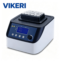 Mezclador Térmico de Laboratorio VIKERI HCM100-Pro con Calentamiento, Enfriamiento y Mezcla, Incubadora Digital Orbital de Baño Seco para Microplacas