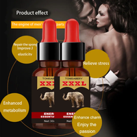 Huile d'agrandissement masculine naturelle 30 ml, éjaculation retardée, XXXL Max