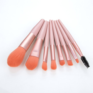 8 Stuks Mini Reis Draagbare Zachte <span class=keywords><strong>Make</strong></span>-Up Borstels <span class=keywords><strong>Set</strong></span> Oogschaduw Wimper Concealer Blush Matte Houten Handvat <span class=keywords><strong>Make</strong></span>-Up Borstel <span class=keywords><strong>Set</strong></span> - Product Image 2