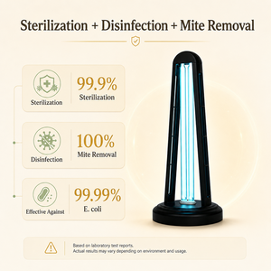 Lampe de désinfection <span class=keywords><strong>UVC</strong></span> sans ozone 38W, fabrication professionnelle OEM ODM, avec logo personnalisé et démarrage retardé de 30 secondes pour les propriétaires de marques mondiales - Product Image 4