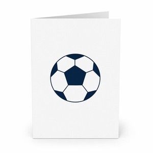 3D Soccer Pop Up Greeting <b>Card</b> Handmade Paper <b>Card</b> Custom Design Football Theme <b>Gift</b> <b>Card</b> - Product Image 1