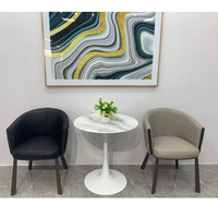 Canapé et fauteuil de négociation en cuir moderne, durable et imperméable pour le bureau, la maison et les salons d'hôtel