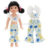 EN STOCK 14 pouces mode américaine fille poupée robe accessoires faits à la main poupée vêtements ensemble
