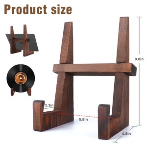 Porte-recettes rétro en bois / support pour cadre photo en bois / support de lecture pour comptoir, vente directe d'usine de porte-recettes en bois pour - Product Image 2