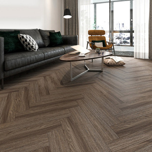 Noyau rigide en vinyle <span class=keywords><strong>de</strong></span> luxe imperméable à l'eau 4mm Click Lock Fishbone Wood Oak Herringbone Spc Flooring - Product Image 6