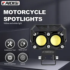 Sistem pencahayaan sepeda motor kecerahan Super lampu sorot Led lampu depan sepeda motor