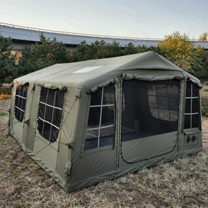 <span class=keywords><strong>Tente</strong></span> de camping <span class=keywords><strong>gonflable</strong></span> <span class=keywords><strong>XXL</strong></span> de 17,28 m², imperméable, <span class=keywords><strong>tente</strong></span> pneumatique 4 saisons, abri familial pour voyages en plein air - Product Image 4