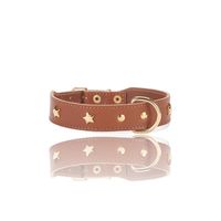 PINSBACK Collier pour chien en nylon réglable et respirant rembourré en mousse imperméable avec lumière LED Collier pour chien réfléchissant personnalisé
