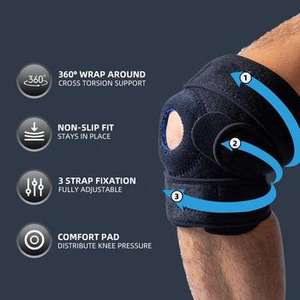 Soporte Profesional para Rodillas, Compresión, Protección Anticolisión, Multideportivo, para Baloncesto, Gimnasio, Escalada, Transpirable y Ligero - Product Image 6