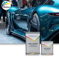 Peinture automobile de haute qualité 1K Crystal Pearl Acrylic Topcoat, application facile par pulvérisation, revêtement liquide, aspect similaire au vernis