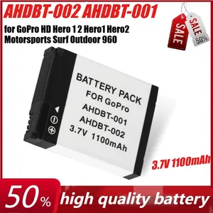 Baterai AHDBT-001 AHDBT-002 3.7V 1100mAh untuk GoPro HD Hero 1 2 Hero1 Hero2 Motorsports berselancar luar ruangan 960 - Product Image 6
