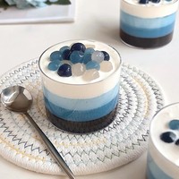 Mingyu cangkir kue plastik Mini bahan PS cangkir makanan penutup untuk layanan pesta untuk jeli Tiramisu di toko pesta