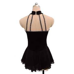 Robe de skate, patinage sur <span class=keywords><strong>glace</strong></span>, pour <span class=keywords><strong>femme</strong></span>, tenue professionnelle, vente en gros, OEM, - Product Image 4