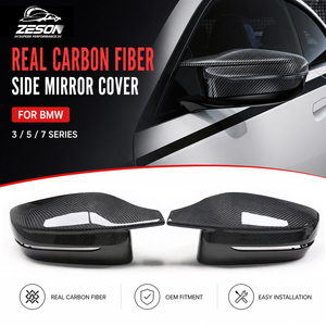 Cubierta de Espejo de Fibra de Carbono Estilo G8X para <span class=keywords><strong>BMW</strong></span> G20G30 G32 G11 G12 G38 G28 G22 G15 G16, Reemplazo de Carcasa de Espejo, Solo para LHD - Product Image 1