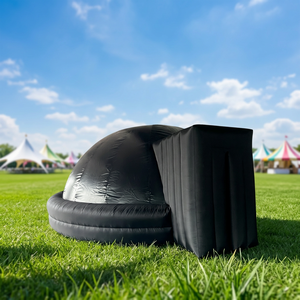 Dôme de planétarium gonflable professionnel portable en PVC résistant à l'eau, noir transparent, pour écoles et publicités gonflables - Product Image 2