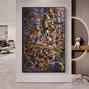 Dipinti ad Olio Astratti Personalizzati Fatti a Mano su <span class=keywords><strong>Tela</strong></span> per Arredamento Casa, Opere d'Arte per Hotel, Quadri Moderni e Decorazioni Murali - Product Image 1
