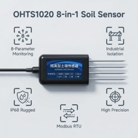 Capteur multi-paramètres isolé pour sol OHTS1020 |   Surveillance 8-en-1 |   RS485 Modbus |   Agriculture de précision de qualité industrielle