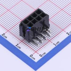 HC-MX3.0-2*4AW Wire-to-Board Pin Header Bent Lead Through Hole,P=3mm Connector 2x4P 3mm Right Angle Insert Micro-Fit (MX 3.0) - Product Image 1