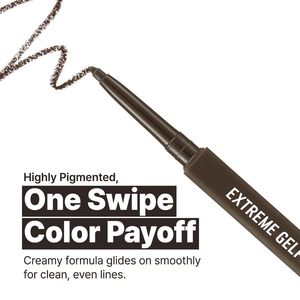 Crayon Eyeliner Clio Extreme Gelpresso Noir Brun Imperméable Longue Tenue Anti-Bavures Maquillage des Yeux - Product Image 5