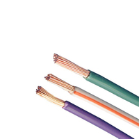 Cable de Construcción THW con Estructura Trenzada, Temperatura de Trabajo 75°C, Cable Eléctrico de Uso General, 600V, Retardante de Llama VW-1
