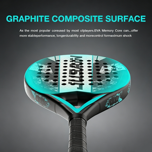 <span class=keywords><strong>Raquette</strong></span> de <span class=keywords><strong>padel</strong></span> défensive puissante en fibre de carbone 3K/12K/18K, personnalisable en usine, noyau en mousse EVA léger, prise en charge OEM - Product Image 5