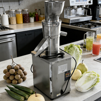 2000W Professionele Volledig RVS Verticale Automatische Aanvoer Brede Invoer Koude Pers Slow Juicer Machine Reverse Commercieel