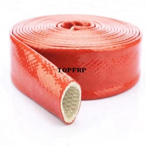 Manchon de câble ignifuge en fibre de verre enduit de silicone résistant aux hautes températures - Product Image 2