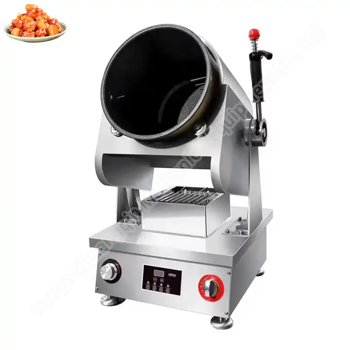 Source Machine de cuisson des aliments, wok à rotation automatique on  m.alibaba.com