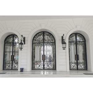 Puerta de Hierro Forjado Estilo Victoriano – Puerta de Entrada Ornamental de Metal de Estilo Antiguo, Puerta Exterior Resistente para Villas y Propiedades - Product Image 1