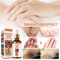 Sérum éclaircissant pour les mains, les coudes et les genoux, 50 ml, marque privée OEM, soin de la peau rapide en 7 jours, élimination des taches sombres sur les jointures
