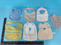 Bavoirs pour bébé en coton OEKO avec fermeture à bouton, bandana carré doux en coton pour nourrissons et tout-petits, vente en gros - Product Image 6