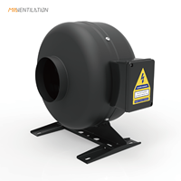 Ventilateur centrifuge à conduit rond pour systèmes HVAC Ventilateur 100/150/200/250/315mm pour pièces HVAC