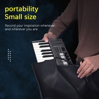 Contrôleur de clavier MIDI à 25 touches Audio électronique professionnel Intelligent Portable Arrangement Strike Pad Clavier Piano