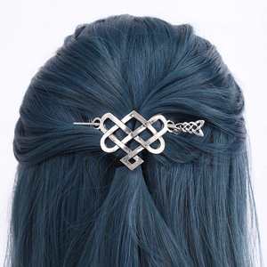 Horquilla para el Cabello con Nudo Celta Vikingo Retro, Accesorios para el Cabello de Estilo Simple, Horquilla de Estilo Noruego, Accesorios para el Cabello - Product Image 2