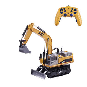 <span class=keywords><strong>Mini</strong></span>-excavatrice RC hydraulique en plastique à l'échelle 1/14 avec télécommande, câble USB et chargeur, fonctionnalités expertes - Product Image 2