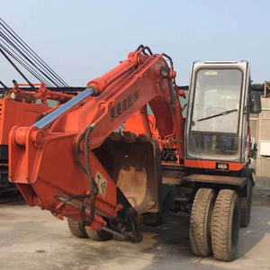 Excavadora Usada de Segunda Mano, Maquinaria para Movimiento de Tierras HITACHI EX100WD en Venta - Product Image 1