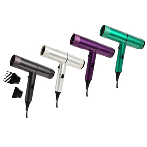 Silent Ionic <strong>Hair</strong> <strong>Dryer</strong> <strong>with</strong> <strong>Comb</strong> <strong>Attachment</strong> for Home Hotel &amp; RV Use-Low Noise Compact Lightweight for Women - Product Image 1