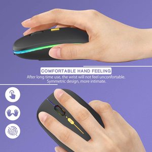 Sẵn sàng chứng khoán Chuột ma thuật inalambrico raton inalambrico Backlit máy tính có thể sạc lại không dây chuột bluetooth Chuột - Product Image 3