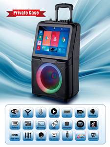 <span class=keywords><strong>JD</strong></span>-8912 Bocina Con Pantalla Video Karaoke makinesi almamış De Karaoke Con Pantallas kablosuz mikrofon ile 12 inç arabası hoparlör - Product Image 6