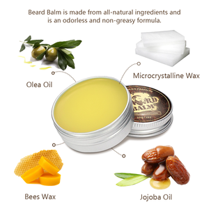 Coffret de <span class=keywords><strong>baume</strong></span> et <span class=keywords><strong>baume</strong></span> pour la barbe, cire d'abeille, 60 grammes, huile pour barbe, shampoing et climatiseur, prix d'usine - Product Image 2