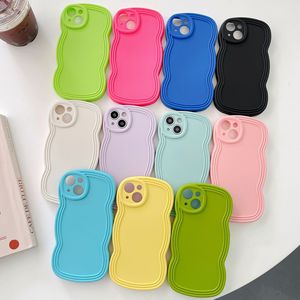Custodia per <span class=keywords><strong>iPhone</strong></span> 15, Cover Morbida in TPU con Bordo Ondulato Colorato per Donne e Ragazze, Compatibile con <span class=keywords><strong>iPhone</strong></span> <span class=keywords><strong>11</strong></span> 12 13 14 15 <span class=keywords><strong>Pro</strong></span> <span class=keywords><strong>Max</strong></span> - Product Image 1