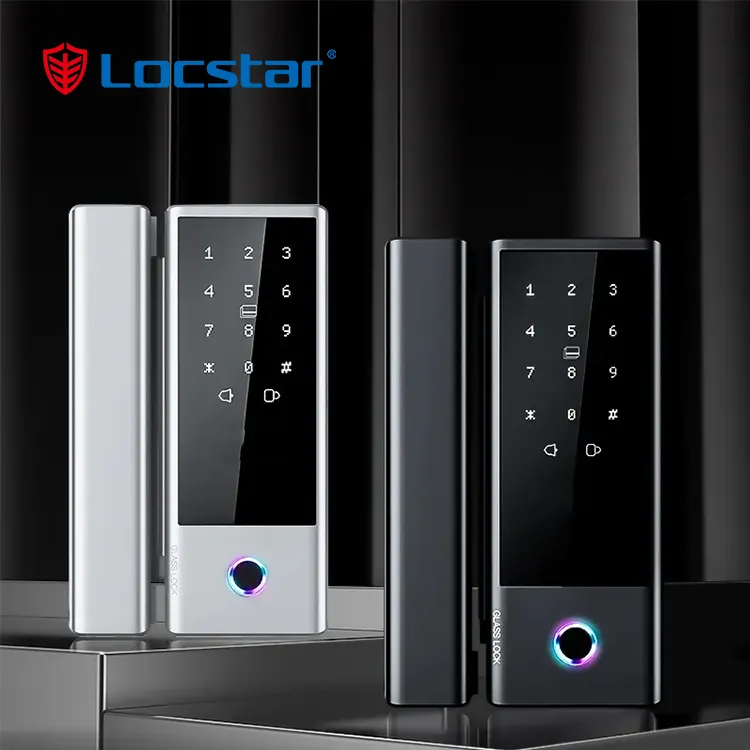 Смарт-замок Locstar с бесконтактной картой BLE tuya, со сканером отпечатков пальцев, Wi-Fi