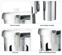 Lintrich N2000a Elektrische Commerciële Keukenapparatuur Roestvrij Staal Slow Juicer Extractor Fruit Juicer Door China Leverancier