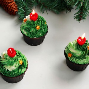 Ins Matcha Chocolate Cake Scented Candle <b>Cup</b> Cute Decor Ornament Niche Gift For Photography Wholesale Handmade Souvenir - Product Image 2